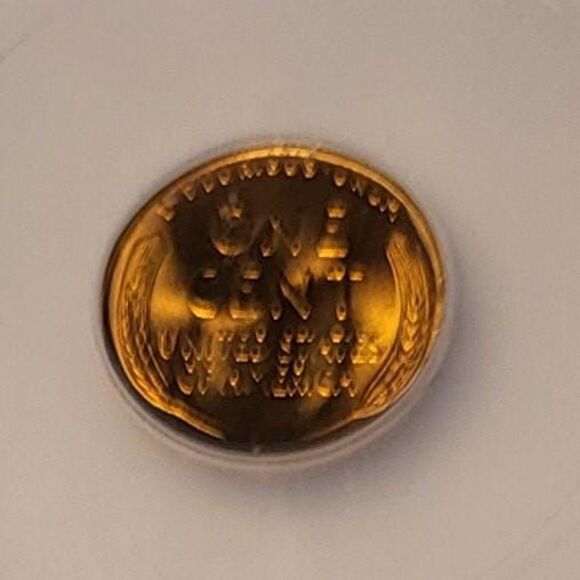 1954 S Lincoln Wheat Cent MS67 RED ICG - Picture 4 of 4